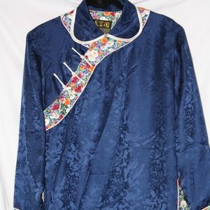 Chinese Tang top & Pants. HK 1997 Pure silk.